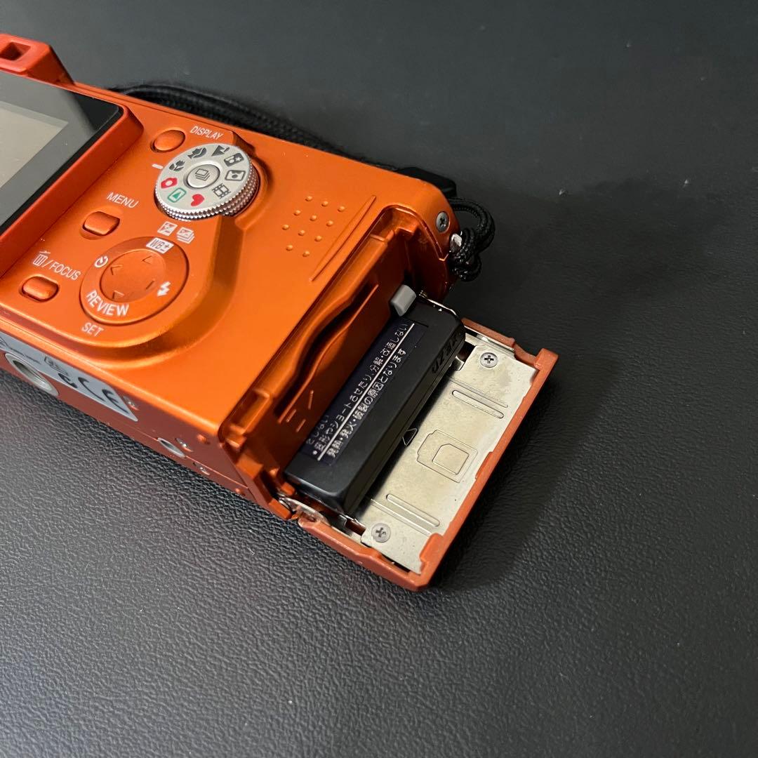 【動作確認済/極美品】Panasonic LUMIX DMC-FX1 オレンジ