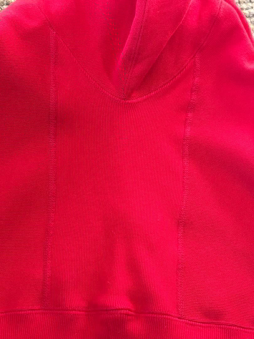 【刺繍ロゴ】チャンピオンスウェット リバースウィーブ L 青タグ 赤 70s復刻