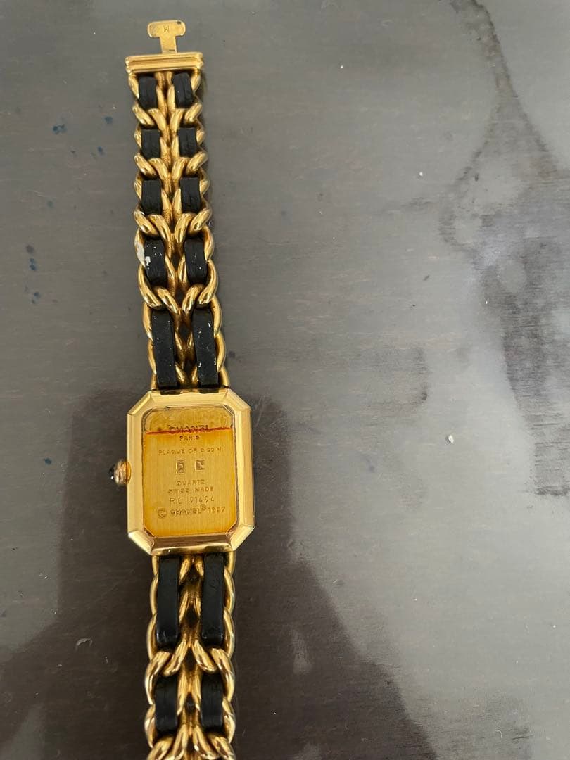 M*i様 CHANEL Montres Watches ゴールド ブラック