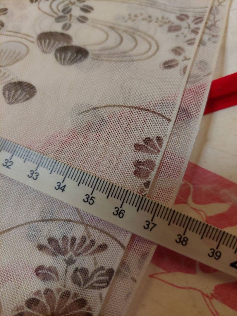 訪問着84正絹　仮絵羽 夏物