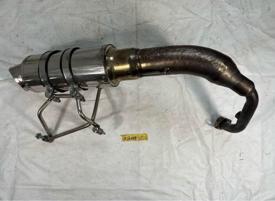 ゆっちぃヤマハ マジェスティ4D9 マフラー SG20J 朝倉商事製？中古