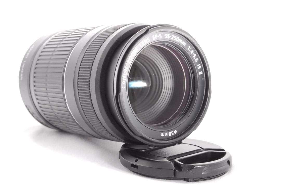 美品‼️Canon EF-S 55-250mm IS II 望遠レンズ 運動会最適
