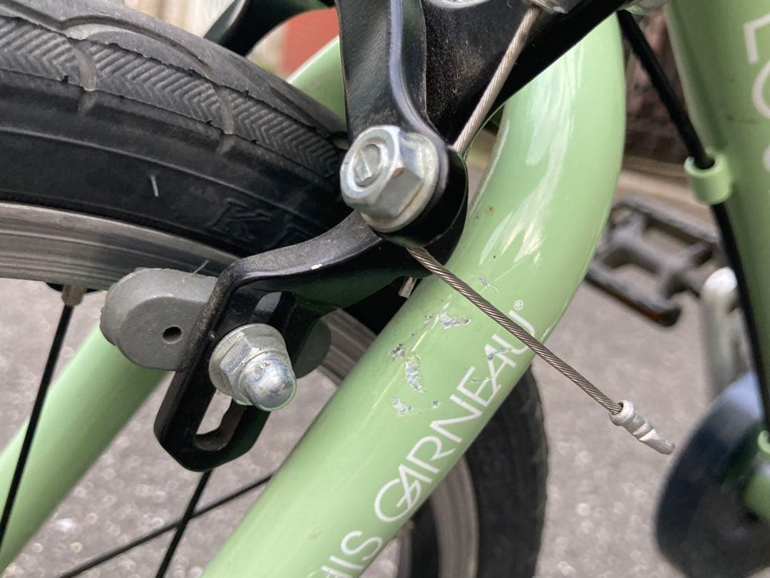 【ルイガノ】キッズバイク K16lite 16インチ グリーン 送料込み