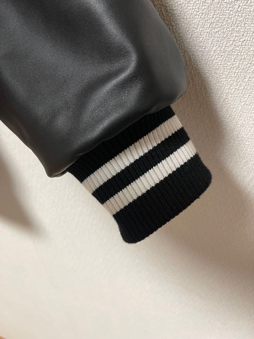 ftc SF VARCITY JACKET サンフランシスコ　スタジャンM 黒