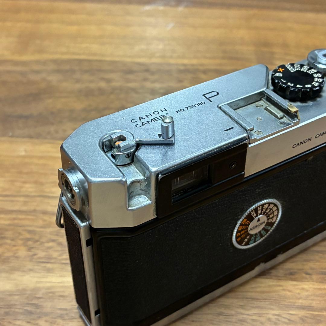 完動品　キヤノン Ｐ型レンジファインダーカメラ ポピュレール　50mm f1.8