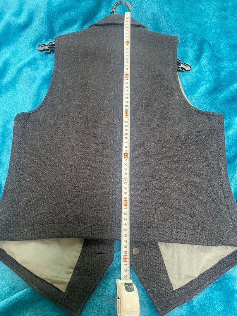 ナイジェルケーボンHarris Tweed 48 ネイビー