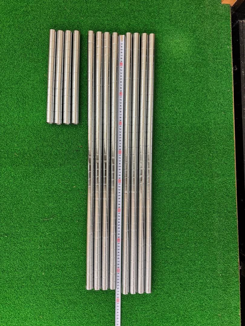 Luminous スチールラック 高さ202cm 5段 キャスター付き