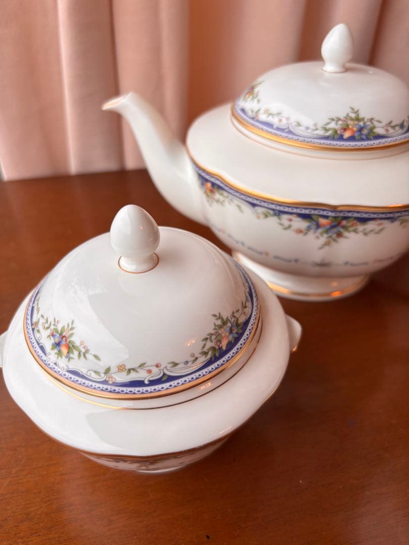 MIKASA ミカサ　花柄陶器ティーセット　MONTPELLIER 15点セット