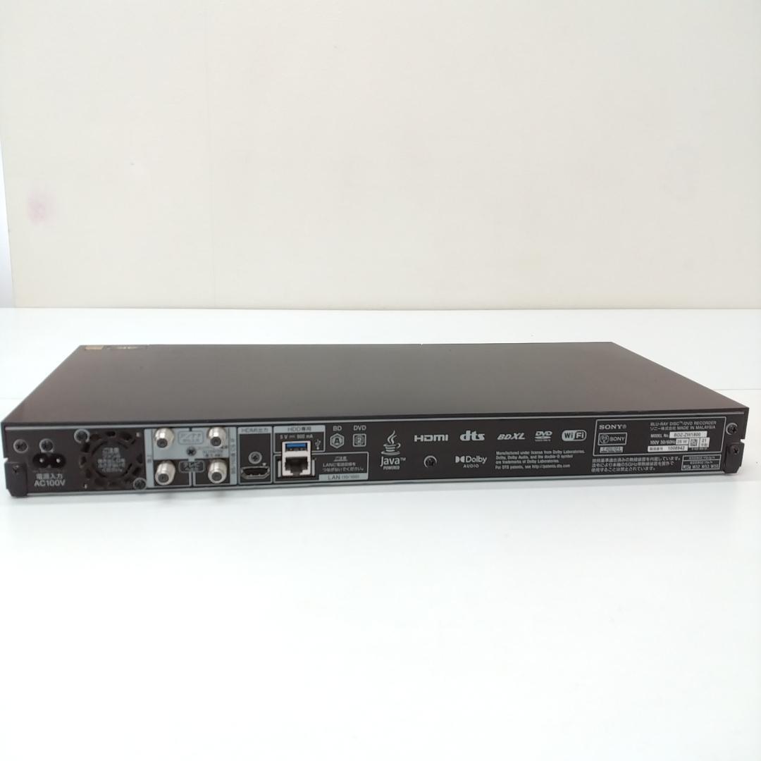 若《KRVFT》ソニー　ブルーレイレコーダー　BDZ-ZW1800　2021年製