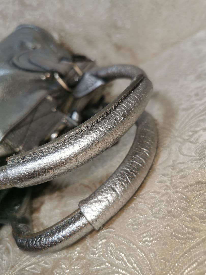 Chloe クロエ　パディントン　レザー　メタリック　　ショルダー　ハンドバッグ