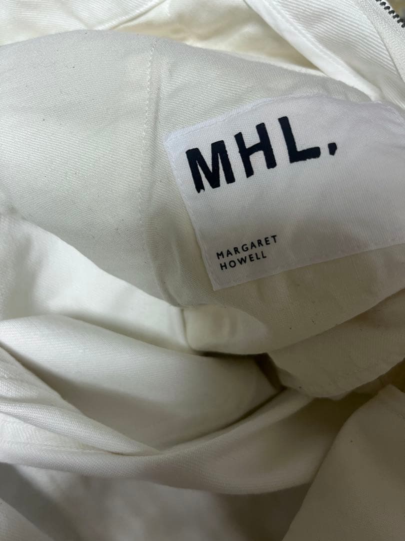 佐々さま専用　MHL. SOFT COTTON DRILL チノパン　白