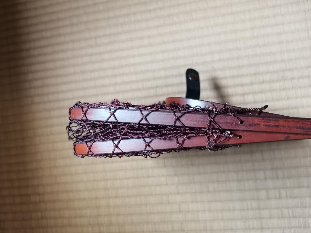 折り畳める　携帯　レトロバスケット 竹製　超美品レア かご バッグ 和風　昭和