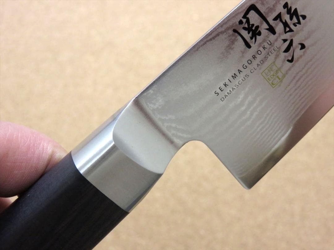 関の刃物 牛刀 180mm 貝印 関孫六 ダマスカス 33層 ステンレス 包丁