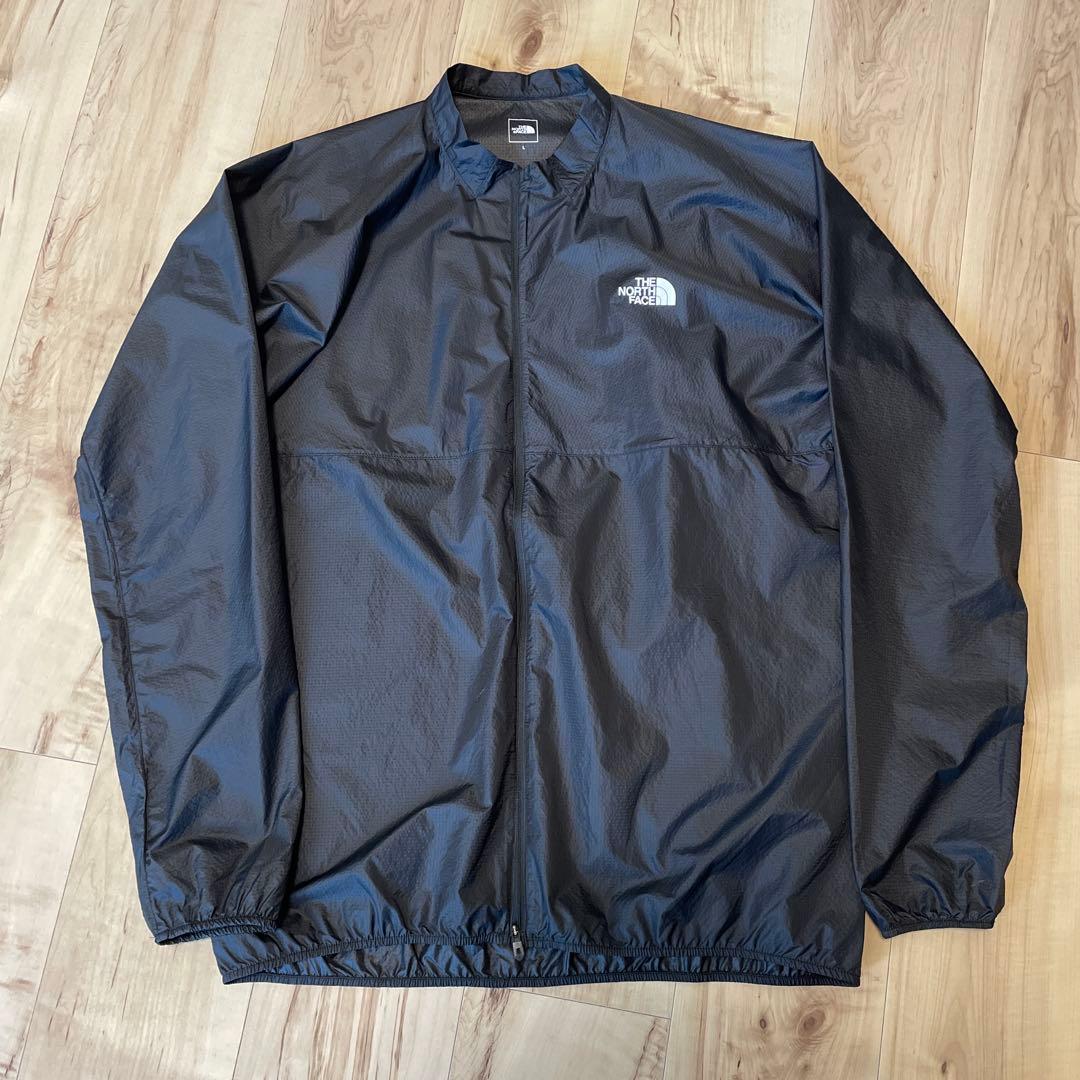 ほぼ新品☆ノースフェイス/フライトインパルスジャケット/L/ブラック/超軽量