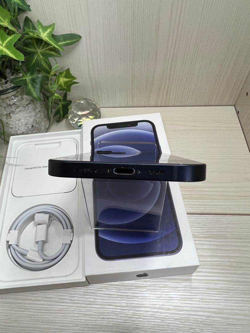 ✅【美品】【100％】⭐️iPhone 12 ブラック 128GB❣️SIMフリー