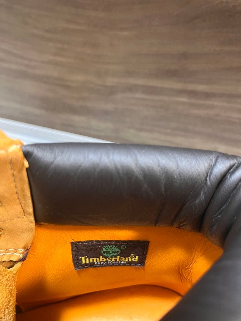 Timberland ベージュレザー ブーツ 9 1/2