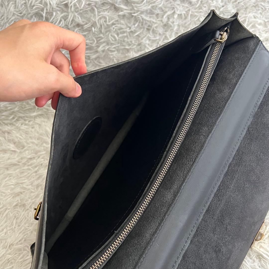 ポロラルフローレン ヘリテージ ブリーフケース ビジネスバッグ 黒 2way