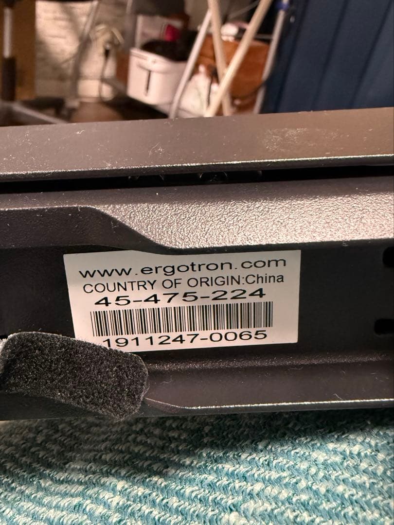 ERGOTRON エルゴトロン HX デスクモニターアーム マットブラック