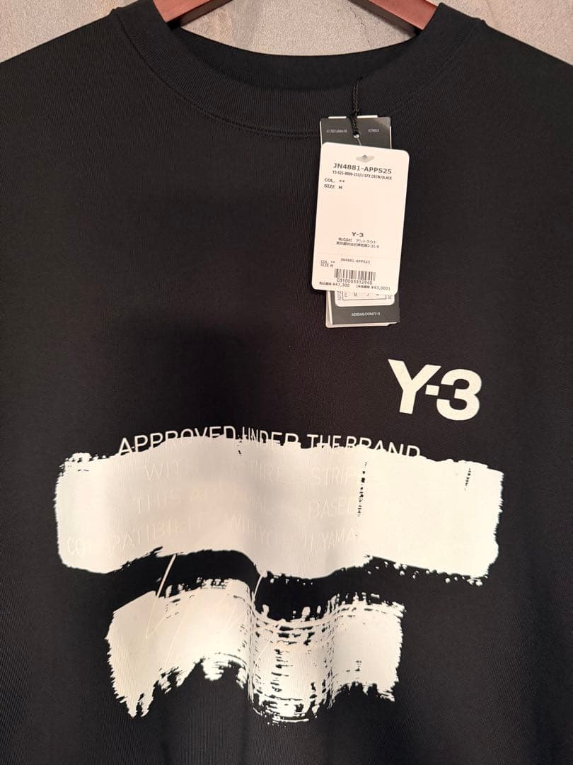 Y-3 スウェット トレーナー GFX CREW M