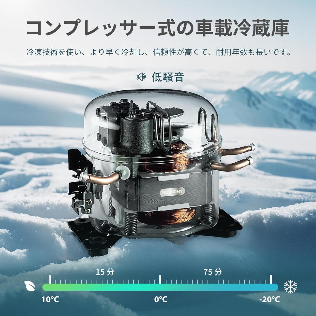 新品　EUHOMY コンプレッサー式　3Way電源対応　急速冷凍冷蔵庫 訳アリ