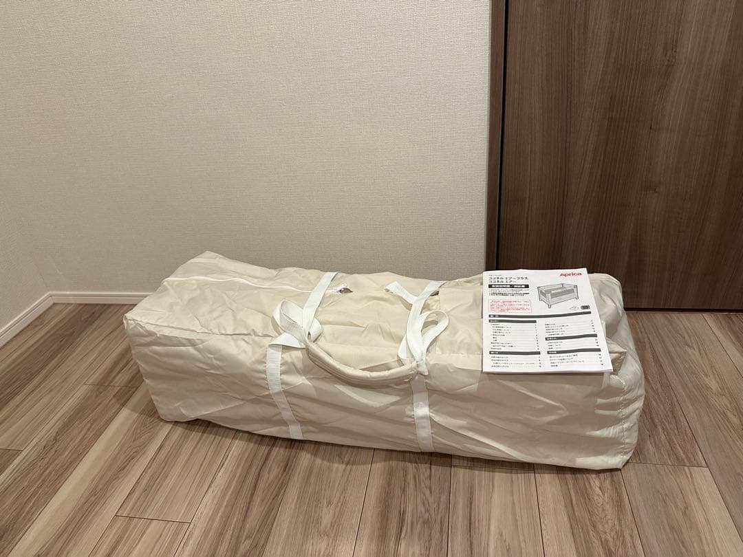 Aprica アップリカ ココネルエアー ベビーベッド 折り畳み ベージュ