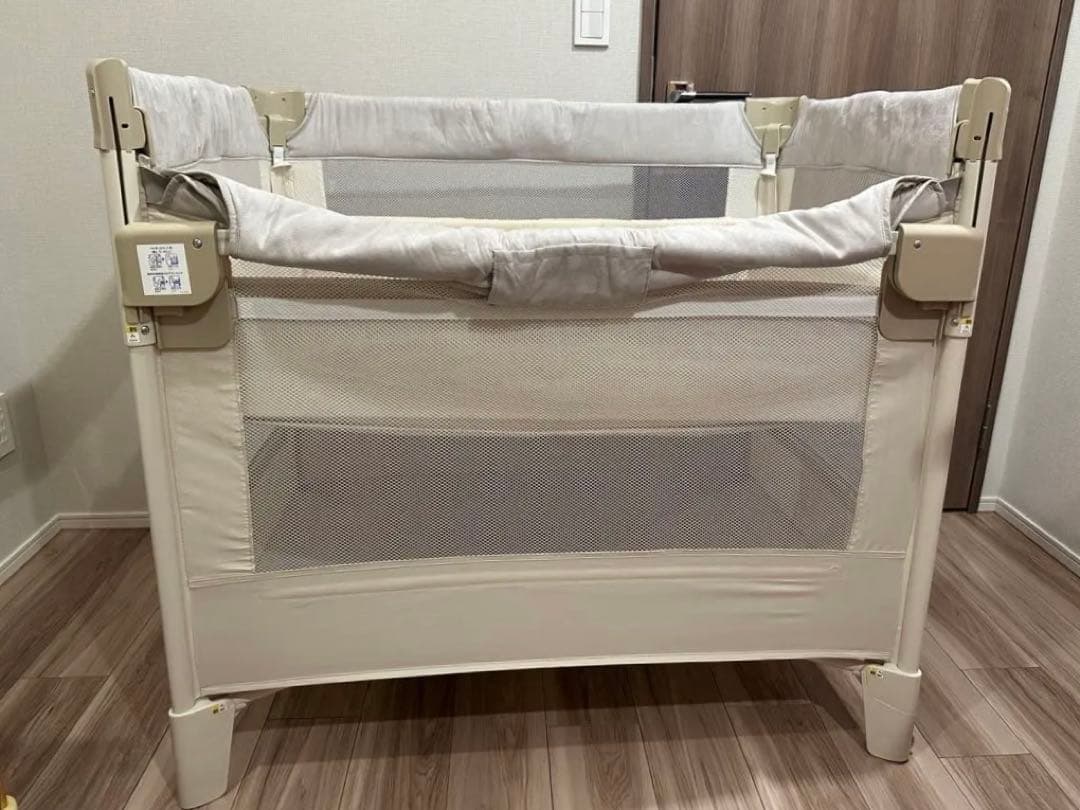 Aprica アップリカ ココネルエアー ベビーベッド 折り畳み ベージュ