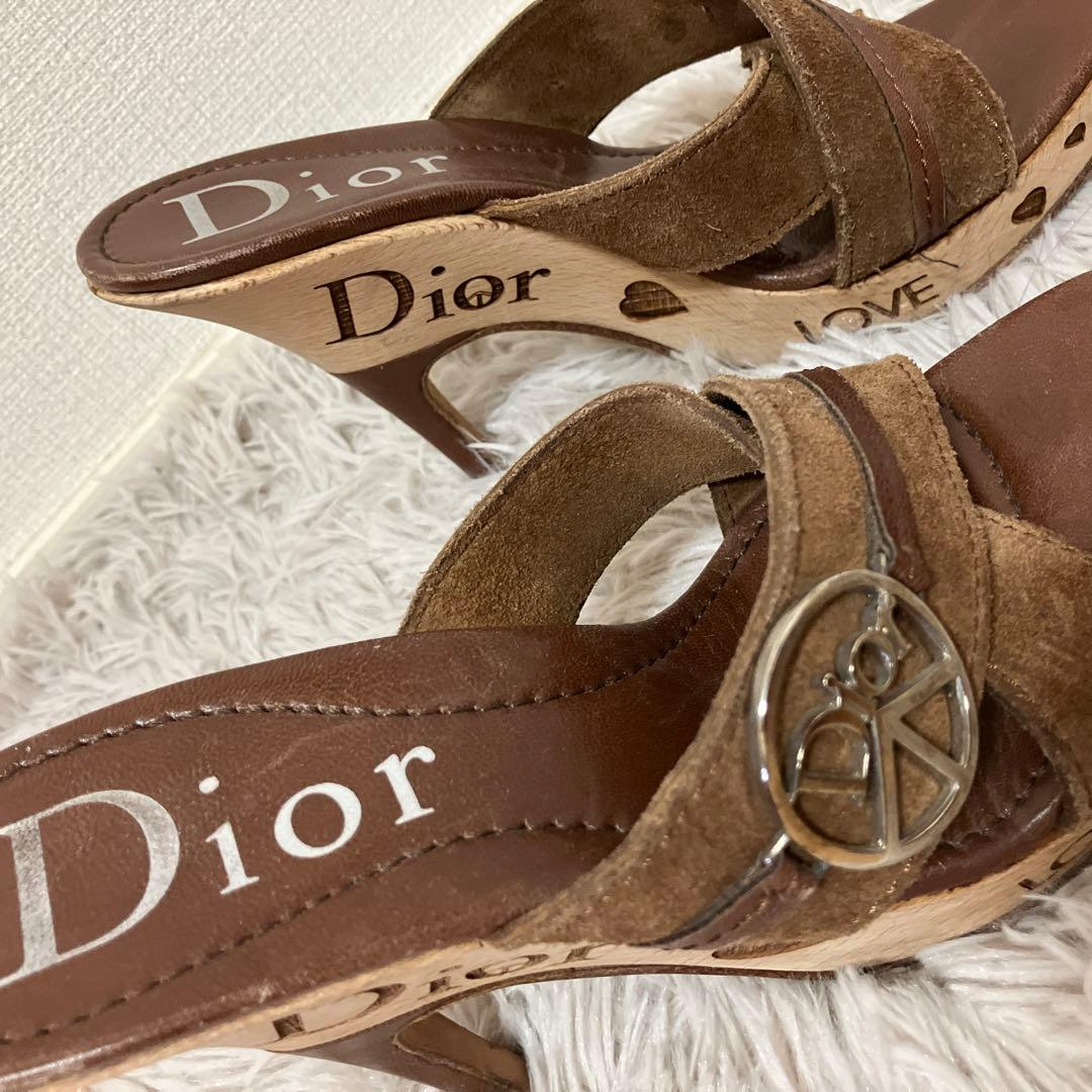 値下げ.ᐟ.ᐟ【美品送料込み】Diorミュール/サンダル
