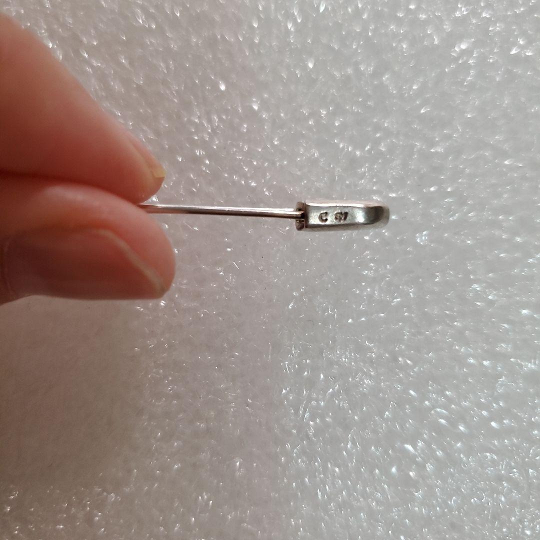 chigoチーゴ　 ダイヤモンド安全ピンピアス　片耳用　アッシュペーフランス