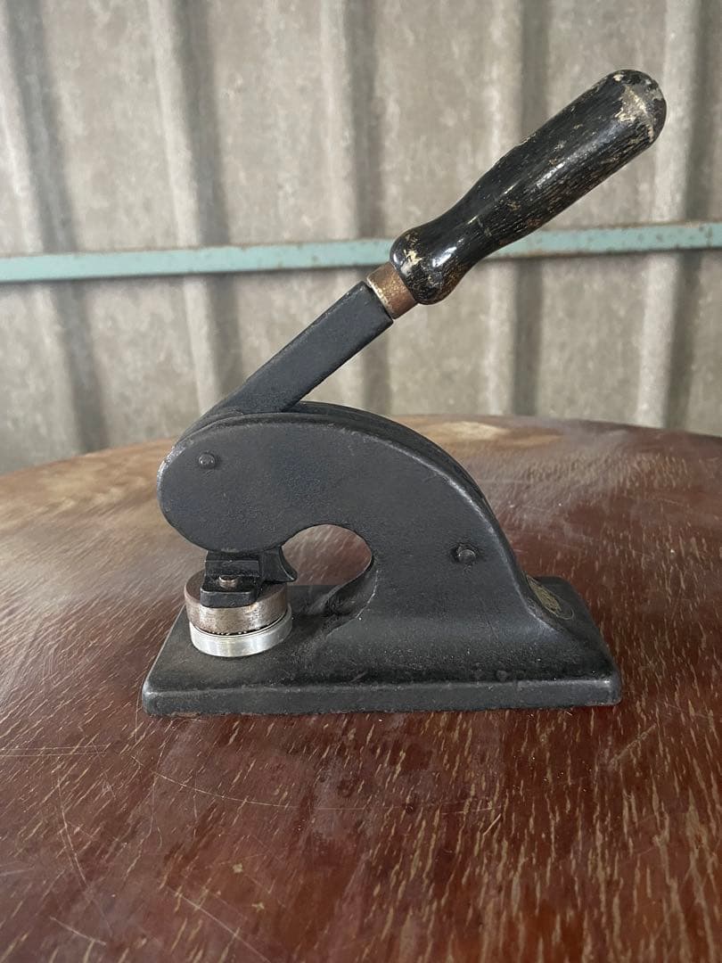 アンティーク/英国製/イギリス/エンボッサー/スタンプ