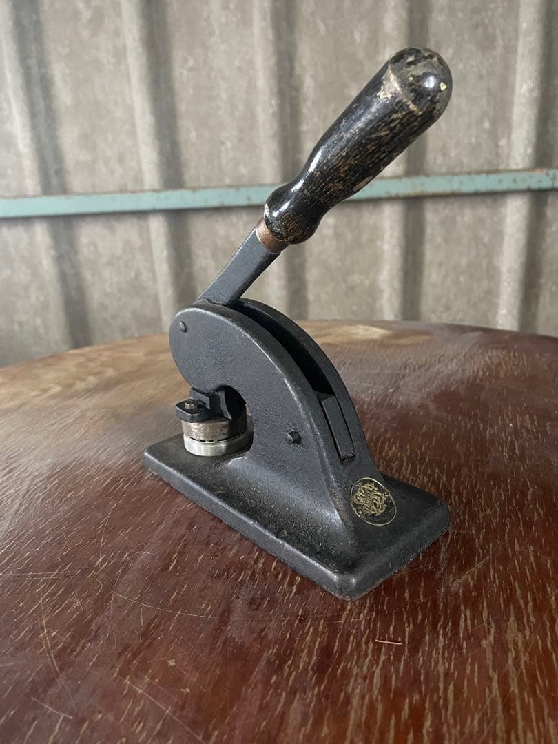 アンティーク/英国製/イギリス/エンボッサー/スタンプ