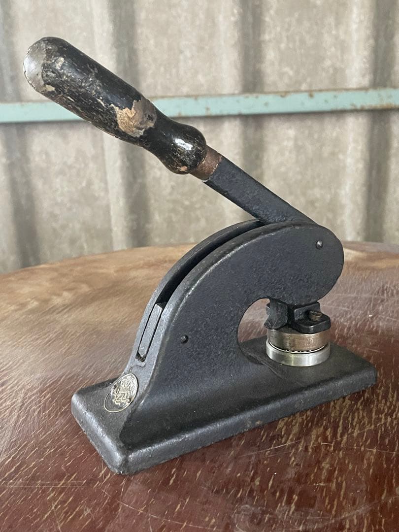 アンティーク/英国製/イギリス/エンボッサー/スタンプ