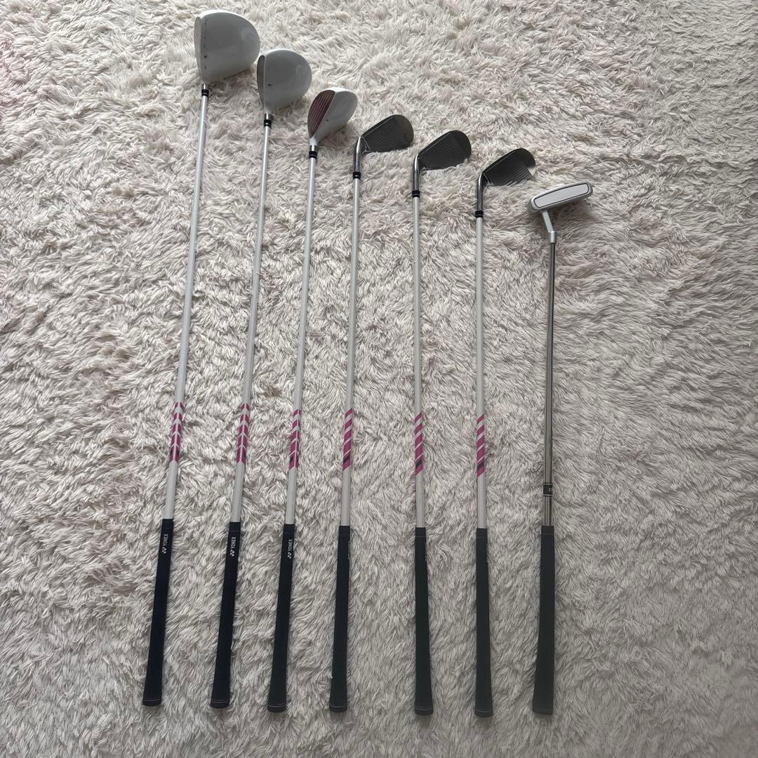 YONEX ジュニア用 ヨネックス ゴルフ J135 ゴルフクラブ 7本セット