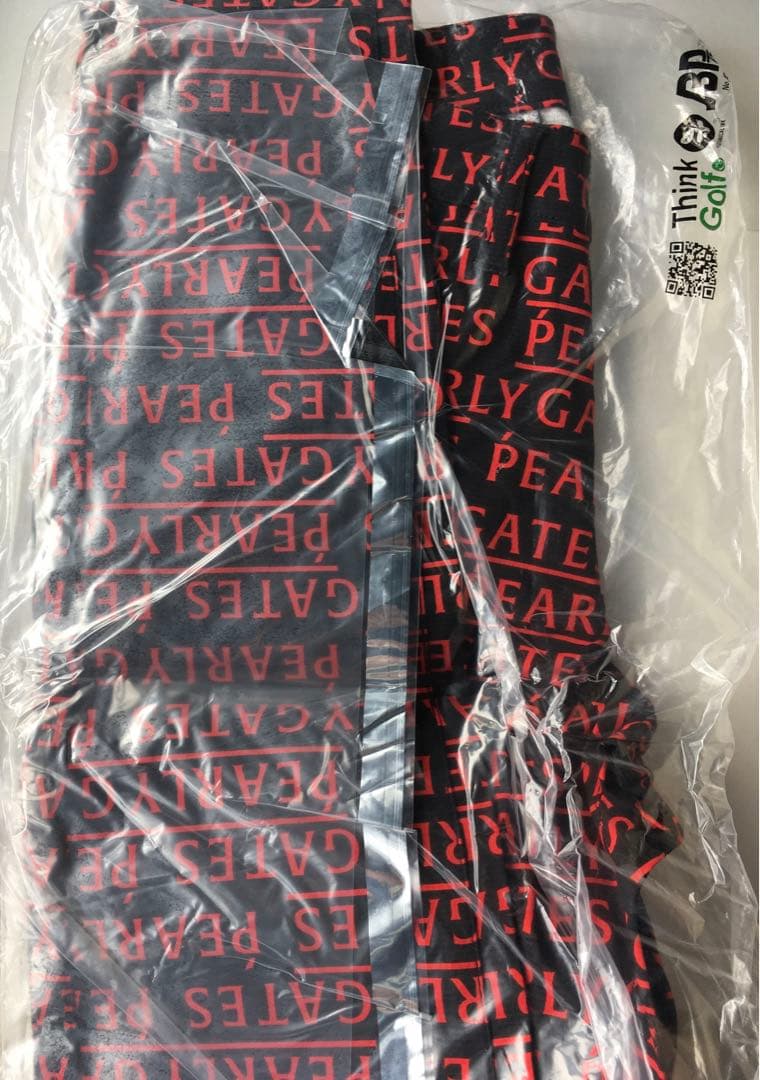 【PEARLY GATES】レディースメゾンロゴ柄ドビーストレッチロングパンツS