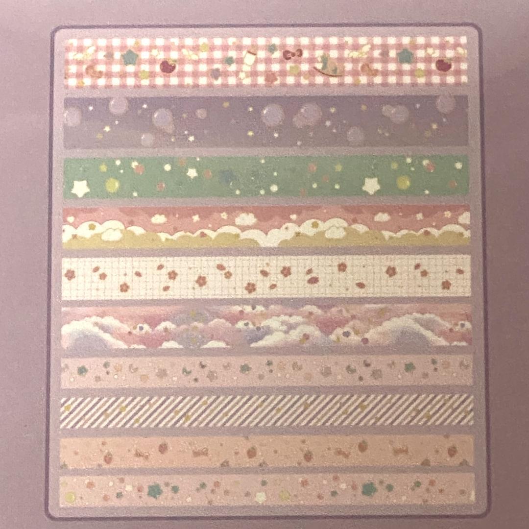 【mr-box】海外マステ 箔あり・花柄など90巻【まとめ売り】