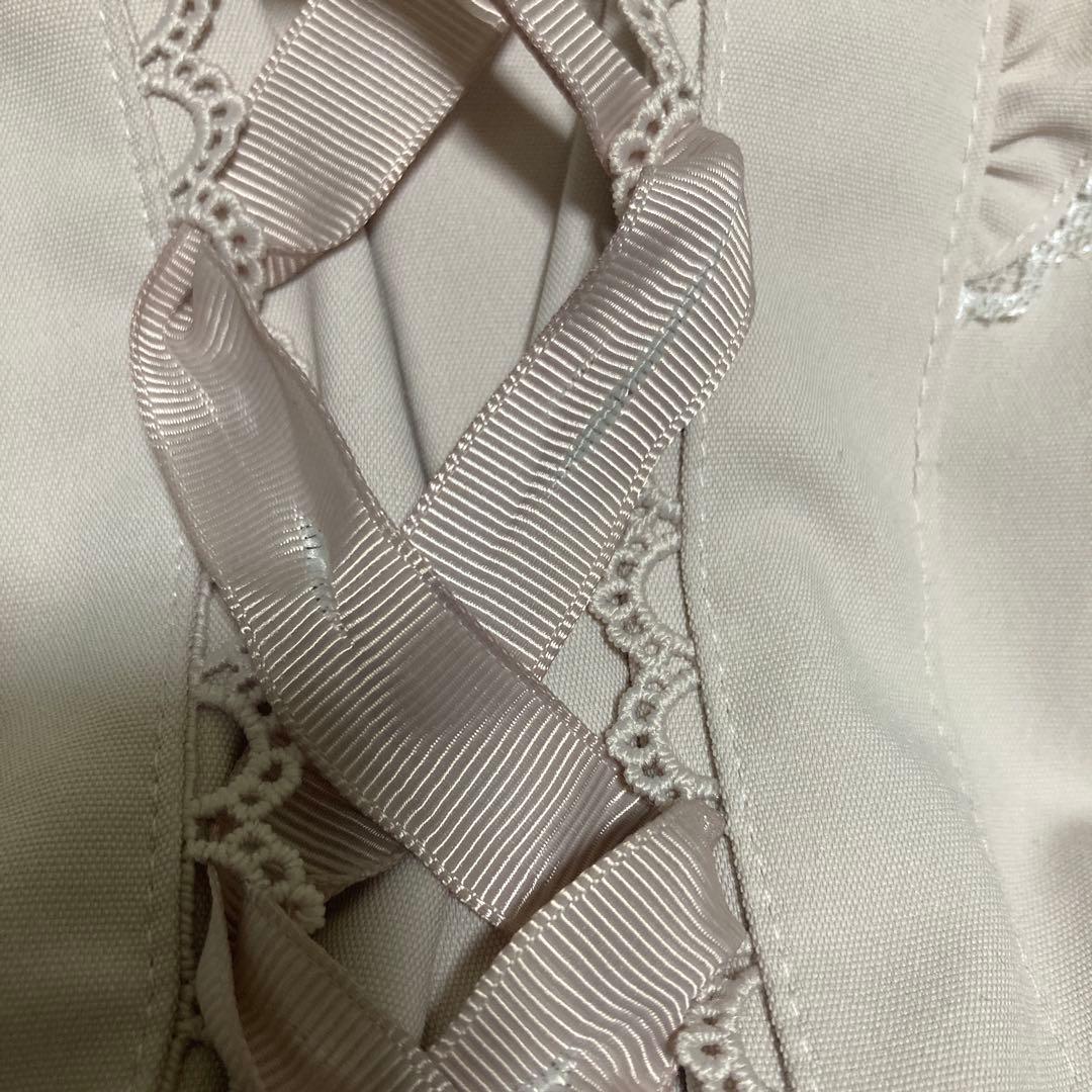 LIZLISA ティアラリボン　ティアード　ワンピース ピンク