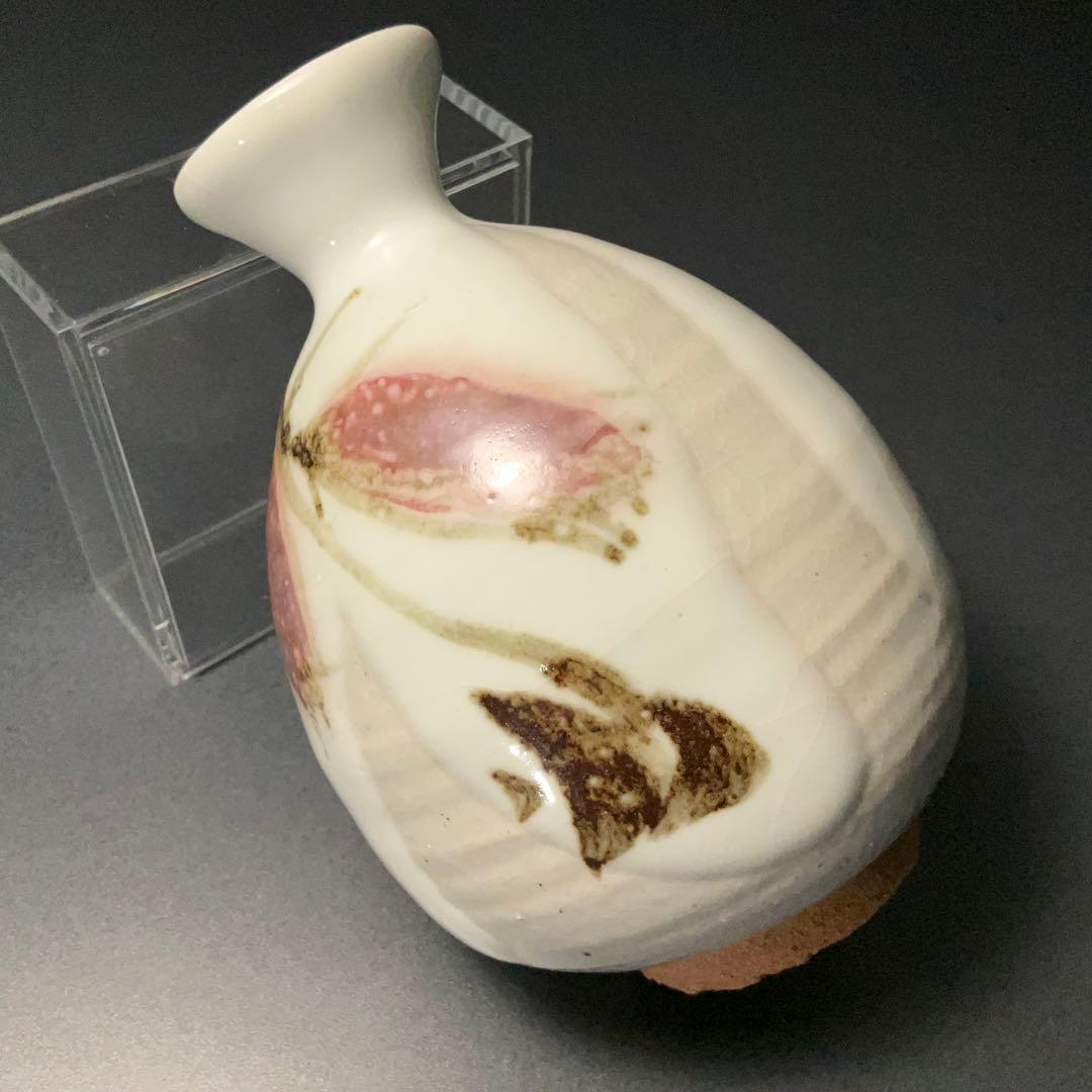 人間国宝・田村耕一　徳利　ほたるぶくろ　共箱　R1313ダT