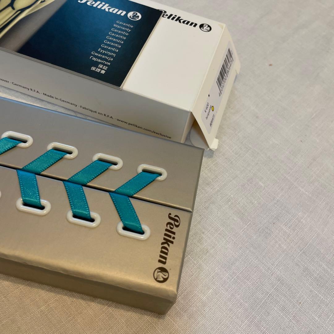 ペリカン ボールペン［未使用］特別生産品 スーベレーン600 ターコイズホワイト