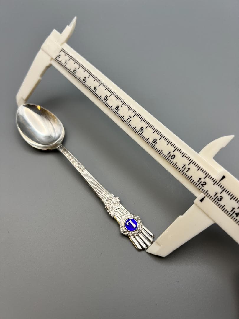 【海】銀製刻印　スプーン　５点セット　重量約74.8g　銀食器 銀細工