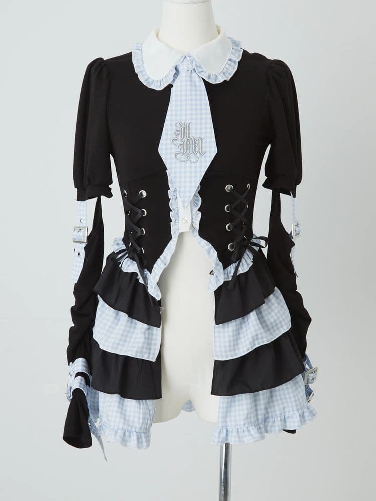 Jamie エーエヌケー　ジャパニーズ制服ティアードTOPS サイズ M ブルー