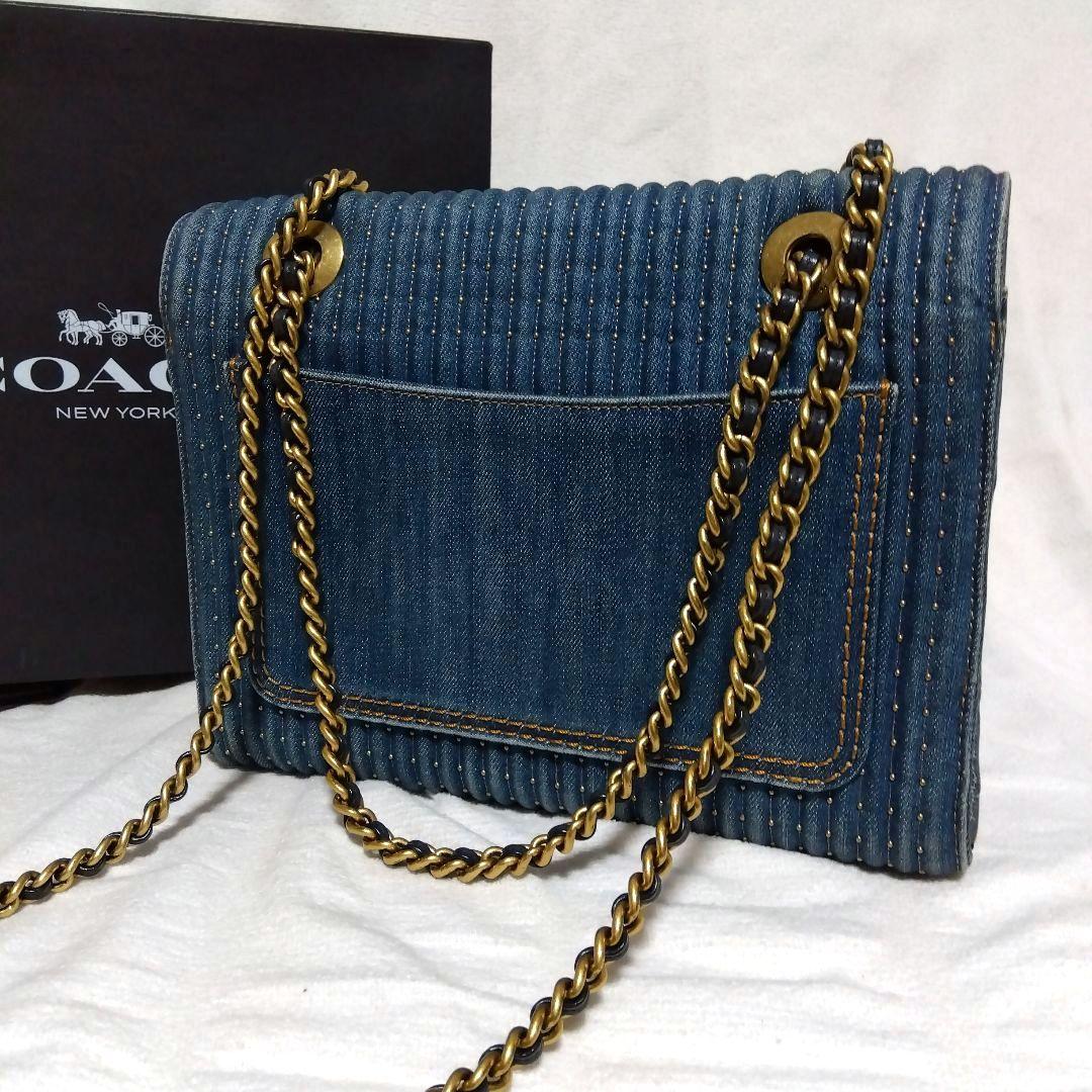 COACH パーカー ショルダーバッグ キルティング ティローズ 日本限定