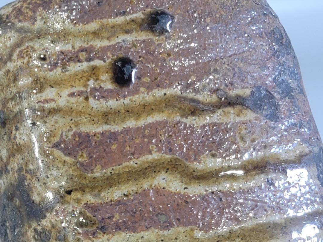 古美術 古信楽 杵形 花生 茶道具