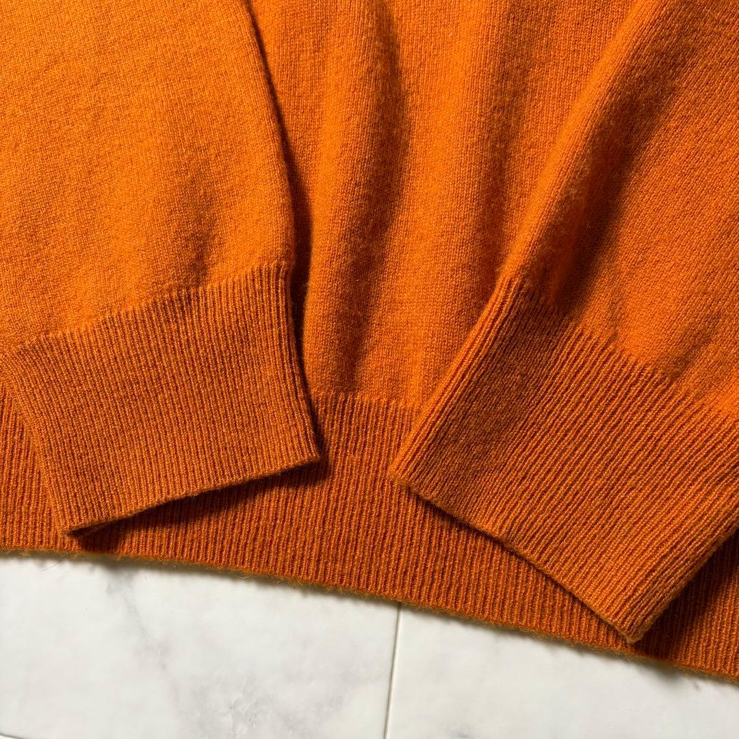 MARK&LONA カシミヤ100% タートルネック ニット 50/XL ゴルフ