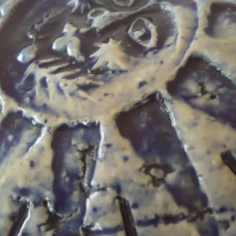 フランス製 花器 ブダブルー