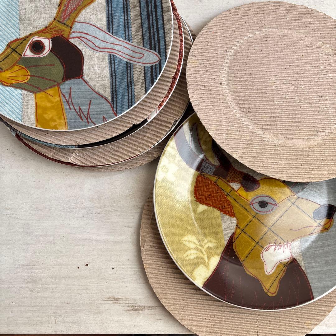 キャロラ・ヴァン・ダイク　ビースティーズ プレート4枚セット Magpie