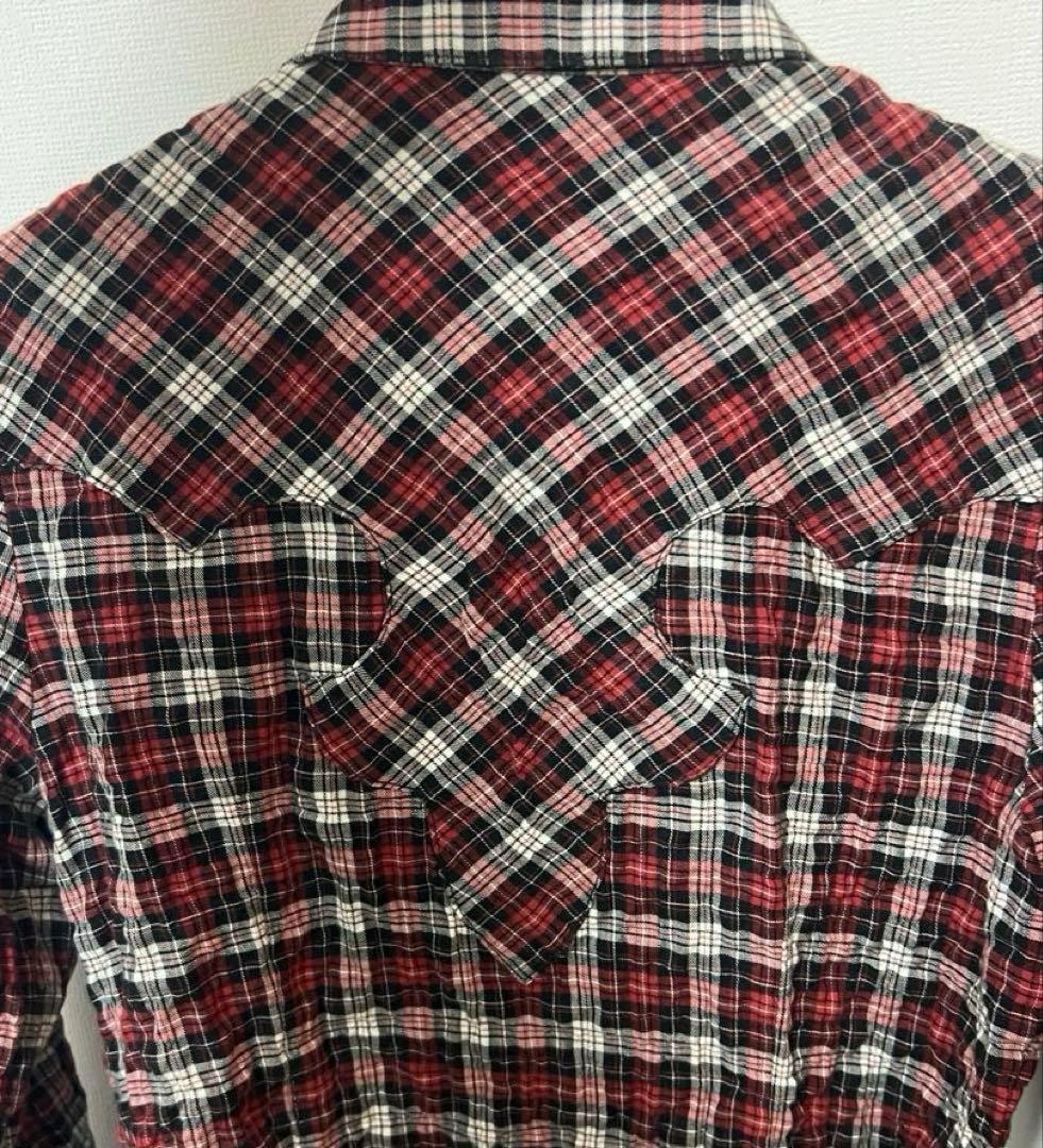 Chrome Hearts クロスパッチ チェック柄シャツ ウエスタン xs