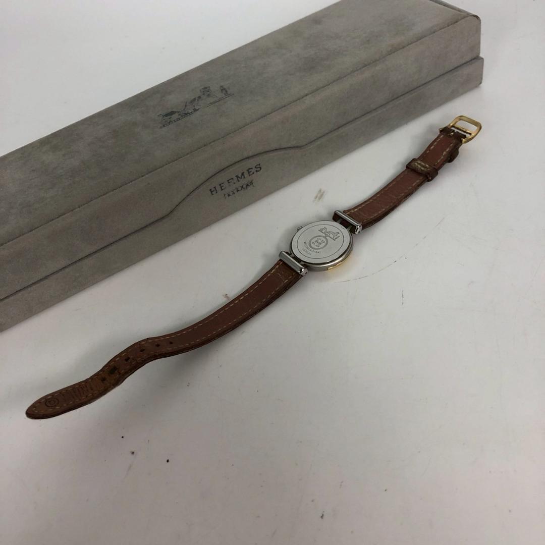 HERMES エルメス 腕時計 ウィンザーデイト シルバー 小物 レディース