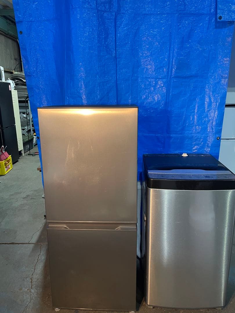 家電2点セット 2022年製 AQUA冷蔵庫 Haier 洗濯機