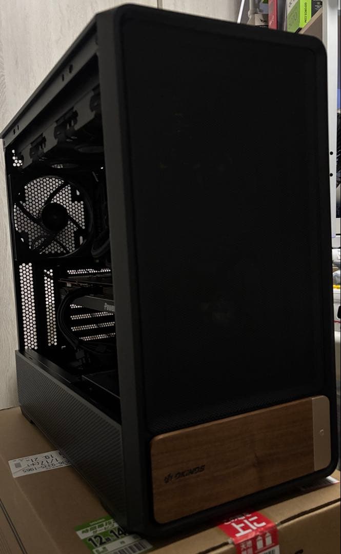 Ryzen7-9800X3D、RX9070搭載、自作デスクトップPC