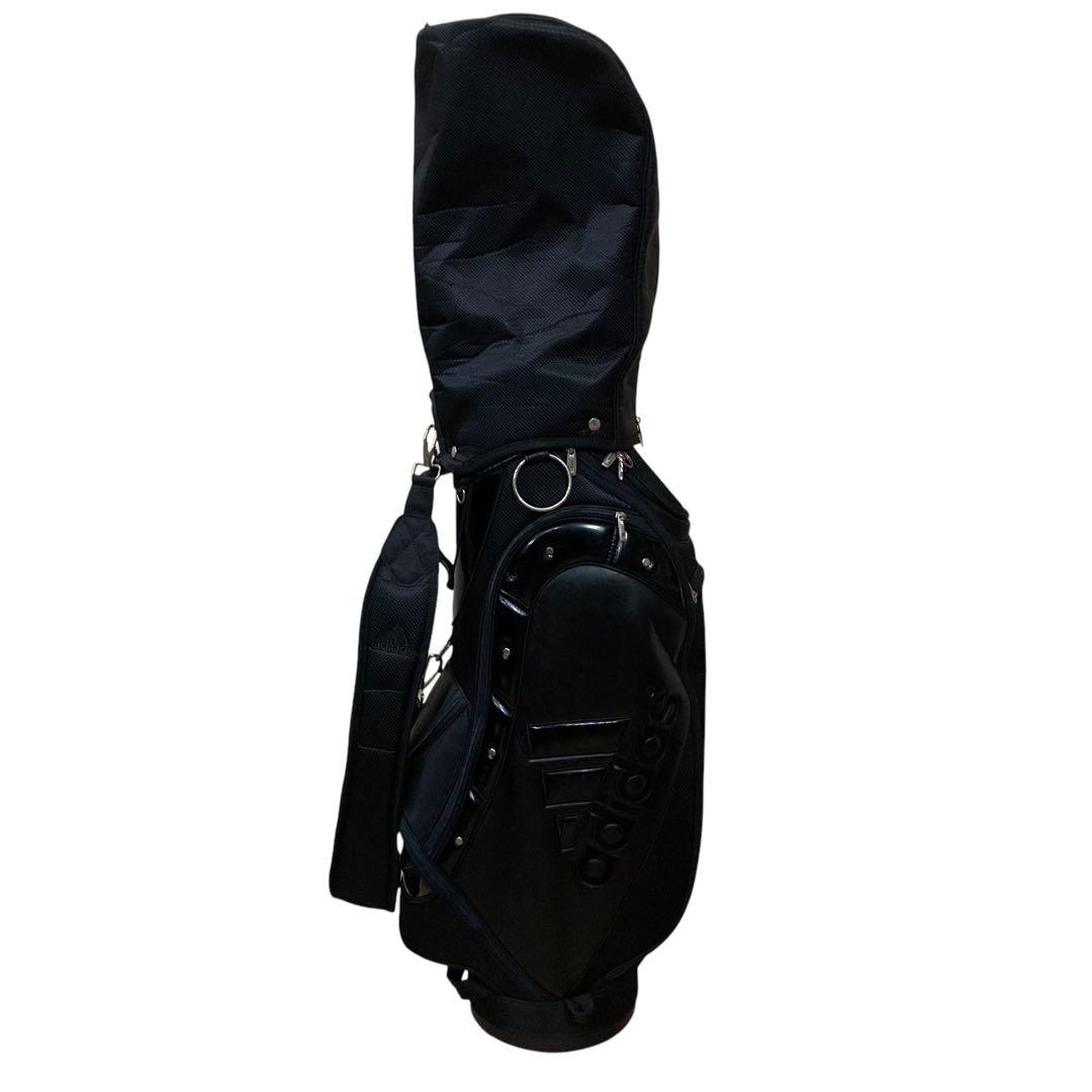 アディダス　ゴルフ　キャディバッグ　ブラック　黒　adidas