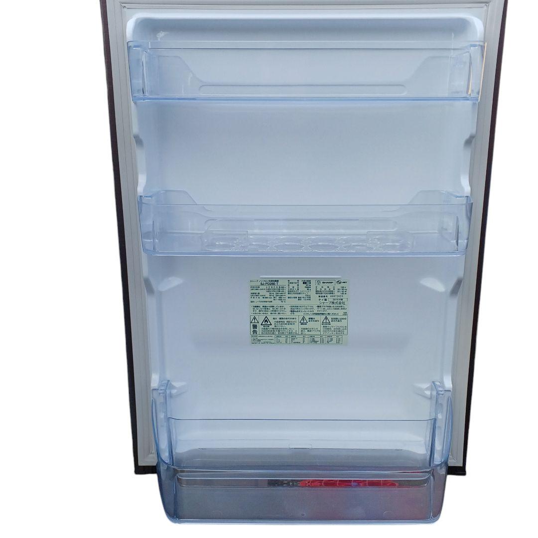 送料込み☆SHARP【冷凍冷蔵庫 2019年製 右開き ブラウン】
